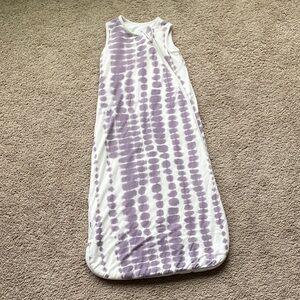 Kyte BABY 1.0tog Taro Riptide White & Purple Tie-Dye Sleep Sack Bamboo Infant